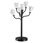 Настольная лампа с ветвями и белыми фарфоровыми цветами Floralis варинант исполнения - 1 | Loft Concept в Саратове