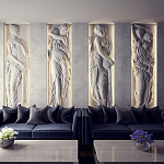 Барельеф FOUNTAIN OF INNOCENTS варинант исполнения - 1 | Loft Concept в Саратове