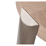 Столик журнальный круглый со светлым шпоном Light Veneer Table варинант исполнения - 3 | Loft Concept в Саратове