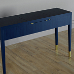 Туалетный стол - Трельяж Elsa Dreams Blue 120 см варинант исполнения - 4 | Loft Concept в Саратове