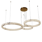 Люстра с 3-мя кольцами из натурального камня Minerals of Light варинант исполнения - 1 | Loft Concept в Саратове
