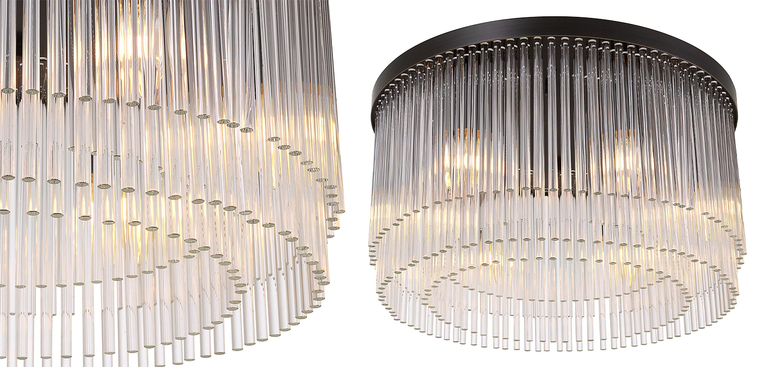 Потолочный светильник Eichholtz Ceiling Lamp Hector Bronze Потолочный светильник Eichholtz Ceiling Lamp Hector Bronze - Loft-Concept в Саратове
