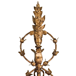 Бра настенное с цветочным мотивом Vintage Luxury варинант исполнения - 1 | Loft Concept в Саратове