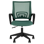 Офисное кресло с основанием из черного пластика Desk chairs Green варинант исполнения - 2 | Loft Concept в Саратове