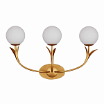 Бра с золотым каркасом в виде стебля с листьями Inspired by Nature варинант исполнения - 3 | Loft Concept в Саратове