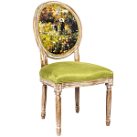 Стул из натурального бука с цветочным принтом Impressionism in Color варинант исполнения - 2 | Loft Concept в Саратове