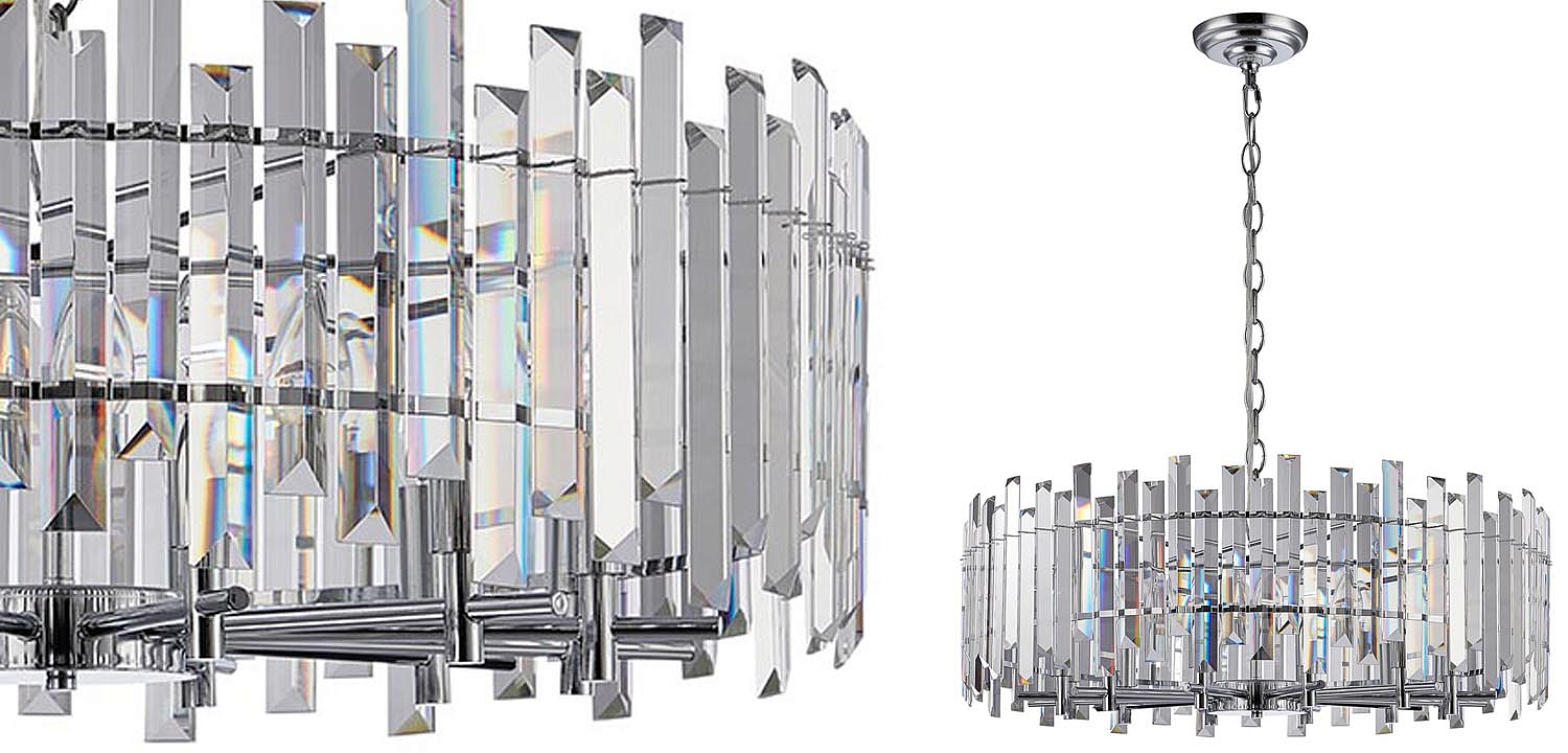 Люстра Langley Chandelier chrome 80 Люстра Langley Chandelier chrome 80 - Loft-Concept в Саратове