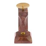 Подсвечник фигурный из натурального камня лемезит Stone Candlestick варинант исполнения - 2 | Loft Concept в Саратове