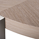 Столик журнальный с низкой круглой столешницей Wood Grain варинант исполнения - 1 | Loft Concept в Саратове