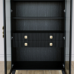 Дизайнерский шкаф витрина Elsa Dreams Black с 4-мя ящиками варинант исполнения - 6 | Loft Concept в Саратове