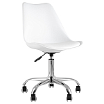Офисный стул на металлическом основании EGGERY White варинант исполнения - 1 | Loft Concept в Саратове