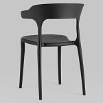 Черный стул из прочного PP-пластика JORIS варинант исполнения - 4 | Loft Concept в Саратове