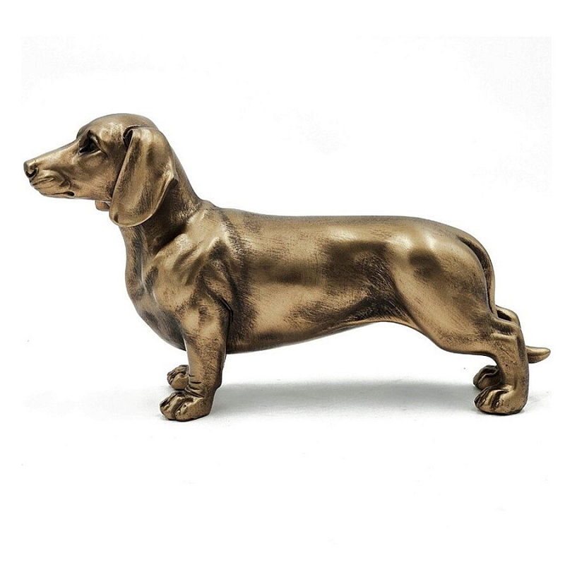 Статуэтка такса с реалистичными деталями и гладкой поверхностью Dachshund Style Бронза Статуэтка такса с реалистичными деталями и гладкой поверхностью Dachshund Style Бронза в Саратове | Loft Concept