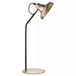 Настольная лампа с плафоном в форме купола в сочетании черного и золотистого цвета Minimalist Execution варинант исполнения - 2 | Loft Concept в Саратове