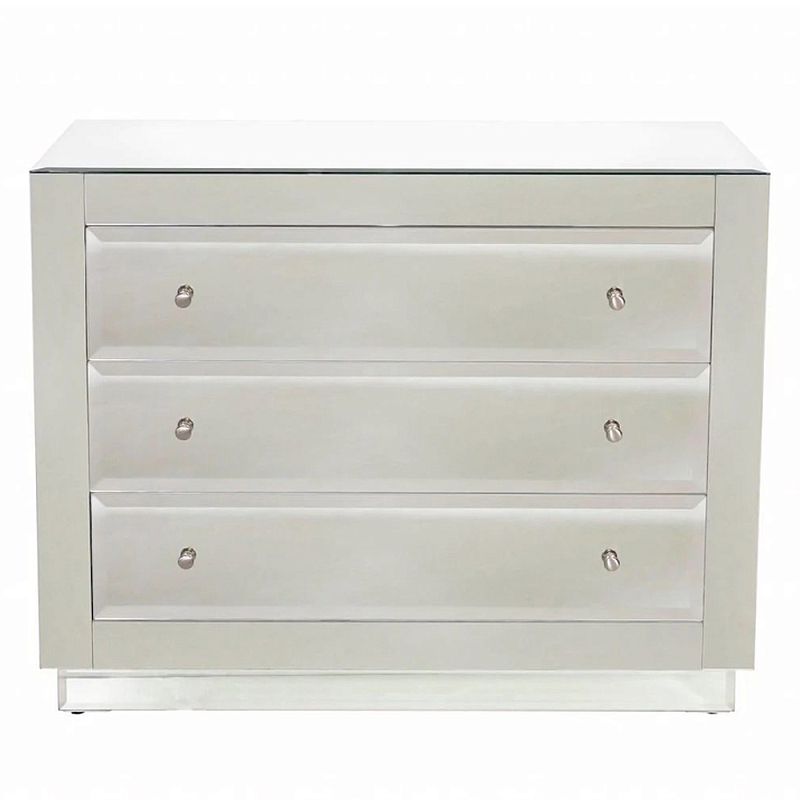 Комод зеркальный с 3-мя ящиками Mirror Chest of Drawers Зеркало в Саратове | Loft Concept 