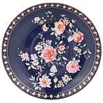 Чайный сервиз из фарфора синий на 6 персон 14 предметов Flower Porcelain Collection варинант исполнения - 3 | Loft Concept в Саратове