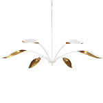 Люстра белая с плафонами в виде лепестков Delicate Flower варинант исполнения - 3 | Loft Concept в Саратове