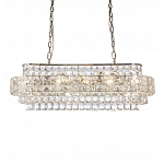 Люстра овальной формы хрустальная в неоклассическом стиле Majesty варинант исполнения - 6 | Loft Concept в Саратове