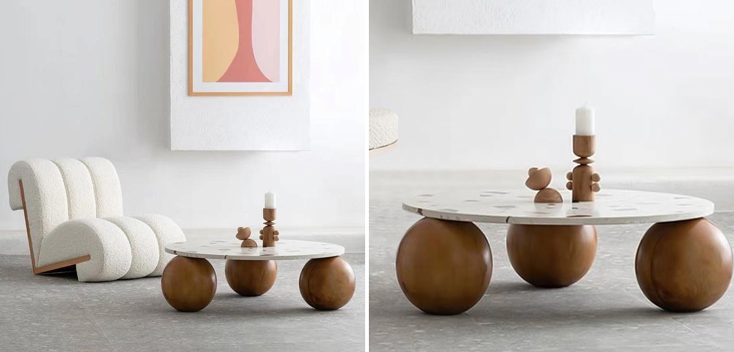 Кофейный стол Oliver Wooden Forms Coffee Table Кофейный стол Oliver Wooden Forms Coffee Table - Loft-Concept в Саратове