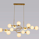 Люстра подвесная с белыми лампами в форме шара Flute варинант исполнения - 4 | Loft Concept в Саратове