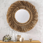 Зеркало из ротанга и сизаля WICKER MIRROR 100 варинант исполнения - 3 | Loft Concept в Саратове