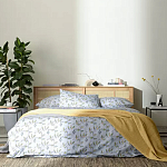 Постельное белье из сатина с рисунком 200х220 см Aurora Allure Sprout варинант исполнения - 2 | Loft Concept в Саратове