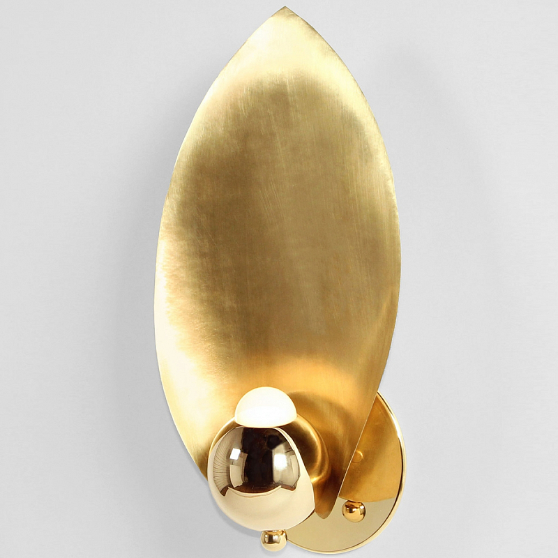 Бра LAVRA Wall Lamp Gold Латунь Глянцевое золото Бра LAVRA Wall Lamp Gold Латунь Глянцевое золото в Саратове | Loft Concept