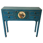 Консоль в китайском стиле с 4-мя ящиками Chinese Elm Console Table варинант исполнения - 1 | Loft Concept в Саратове