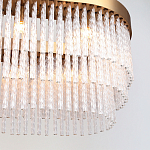 Люстра подвесная овальная со стеклянными трубками Nembus варинант исполнения - 3 | Loft Concept в Саратове