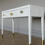 Дизайнерский Письменный стол Elsa Dreams White с тремя ящиками варинант исполнения - 2 | Loft Concept в Саратове