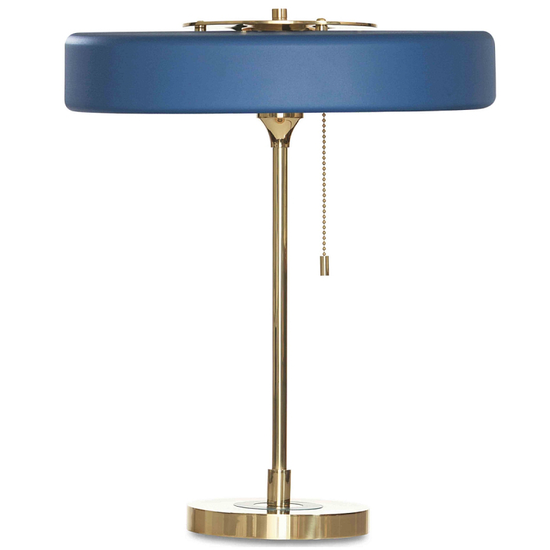 Настольная Bert Frank Revolve Table Lamp Blue Латунь Синий Настольная Bert Frank Revolve Table Lamp Blue Латунь Синий в Саратове | Loft Concept
