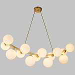 Люстра подвесная с белыми лампами в форме шара Felicitat варинант исполнения - 4 | Loft Concept в Саратове