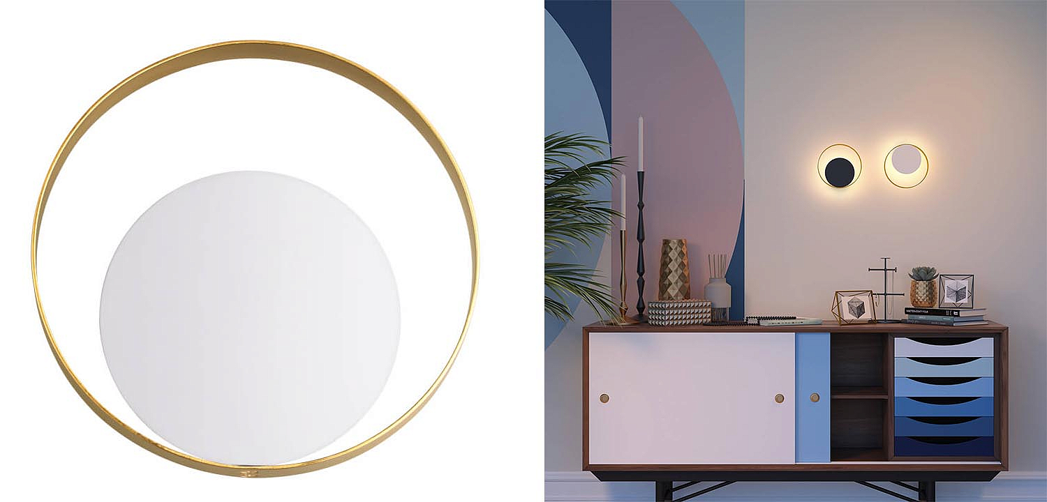 Бра Globo Ocular Sconce Circle White Бра Globo Ocular Sconce Circle White - Loft-Concept в Саратове
