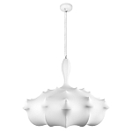 Подвесной светильник с белым фигурным абажуром и мягкими волнистыми краями Cloud Motion  варинант исполнения - 17 | Loft Concept в Саратове
