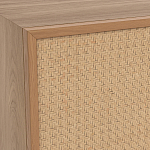 ТВ-тумба с декором из ротанга Pansy Rattan TV Stand варинант исполнения - 2 | Loft Concept в Саратове