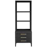 Этажерка Primo с ящиками шпон Черный дуб варинант исполнения - 1 | Loft Concept в Саратове