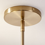 Люстра круглая с 2-мя металлическими абажурами Andromeda варинант исполнения - 5 | Loft Concept в Саратове