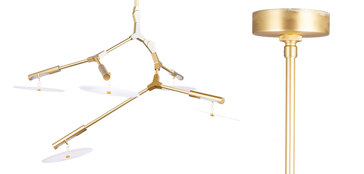 Люстра White Disc 100 Люстра White Disc 100 - Loft-Concept в Саратове