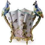 Ваза фарфоровая с попугаями Ferra варинант исполнения - 4 | Loft Concept в Саратове