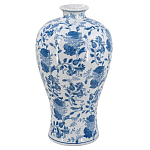 Ваза фарфоровая высокая с синими цветочными мотивами Independence варинант исполнения - 2 | Loft Concept в Саратове