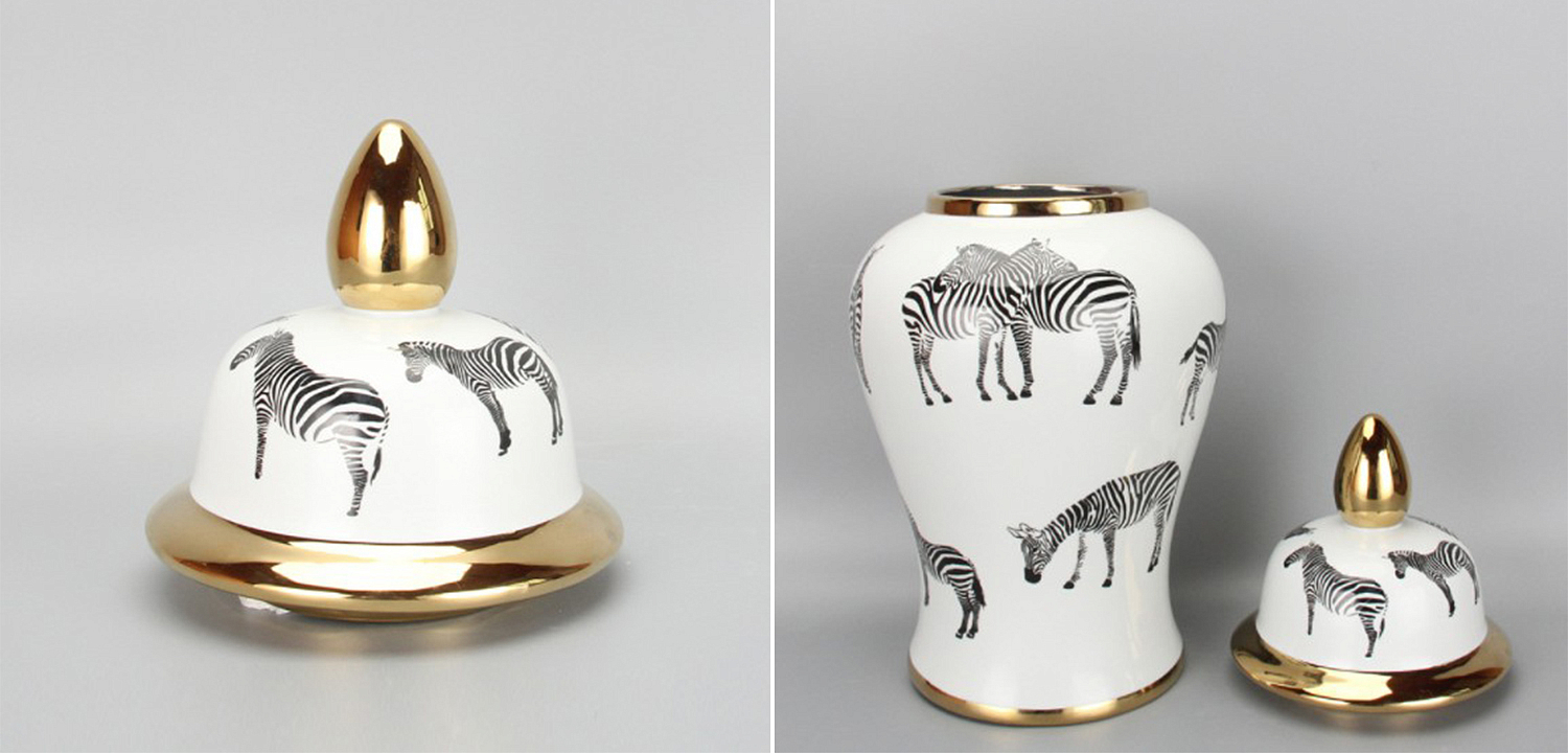 Ваза White Vase Zebra Ваза White Vase Zebra - Loft-Concept в Саратове