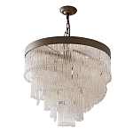 Люстра со стеклянными подвесками в виде круглых бусин Waterfall of Light варинант исполнения - 1 | Loft Concept в Саратове