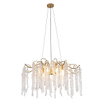 Люстра c подвесками из прозрачного хрусталя Диаметр 85 см FAIRYTREE Light варинант исполнения - 1 | Loft Concept в Саратове