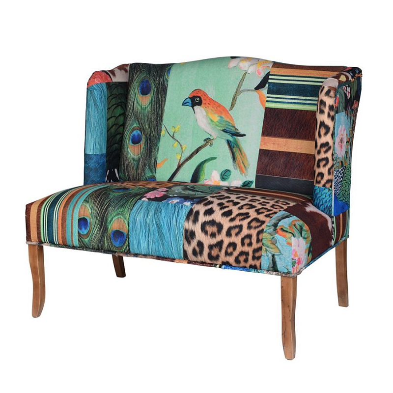 Диван Leopard spots & Bird Мульти в Саратове | Loft Concept 