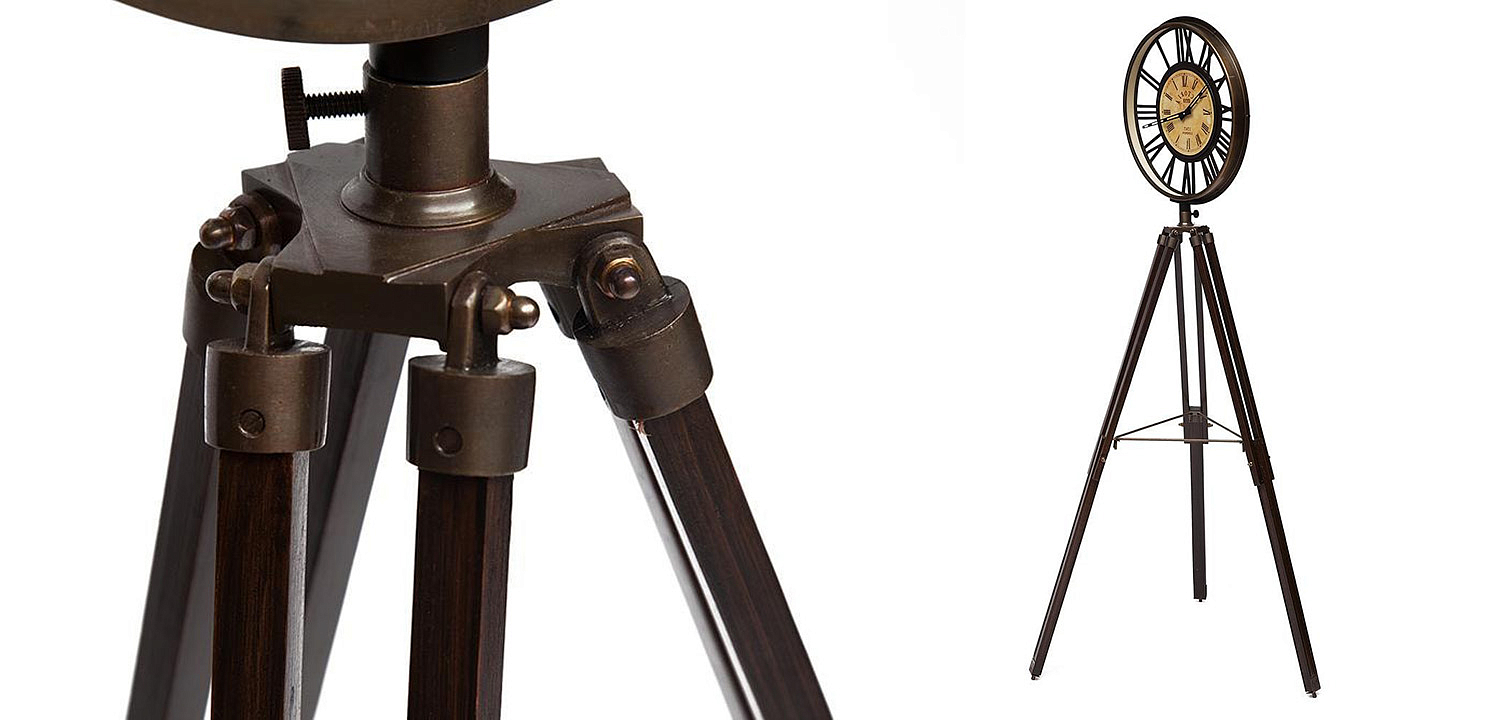 Часы Victorian Era Watch on a tripod - Loft-Concept в Саратове