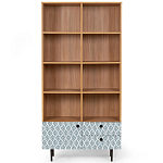 Широкий стеллаж с принтом Elise Rack варинант исполнения - 14 | Loft Concept в Саратове