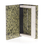 Шкатулка в виде книги из натурального камня змеевик Stone Casket варинант исполнения - 3 | Loft Concept в Саратове