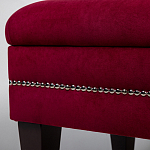Мягкая банкетка с зоной для хранения Casket Red варинант исполнения - 4 | Loft Concept в Саратове