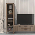 Витрина левая 1-дверная с ящиком и 5-ю полками Harper Line варинант исполнения - 3 | Loft Concept в Саратове