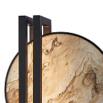 Бра из двух каменных дисков в металлической раме Constellation варинант исполнения - 2 | Loft Concept в Саратове